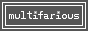 multifarious