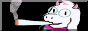 ralsei deltarune smoking a blunt