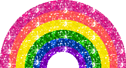 sparkly rainbow